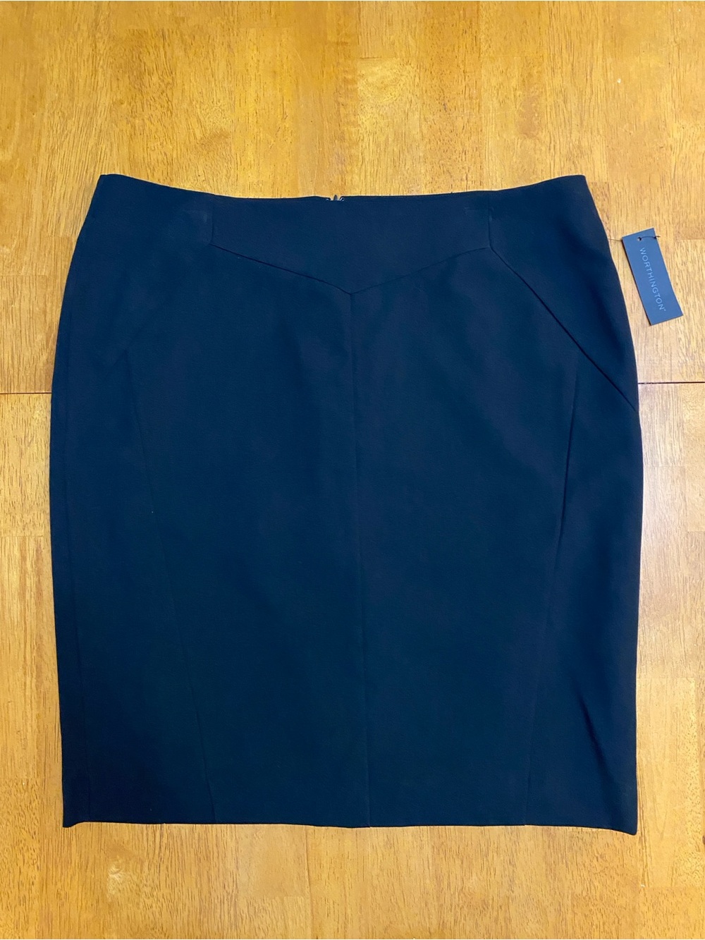 Worthington Black Pencil Skirt, Sz 16